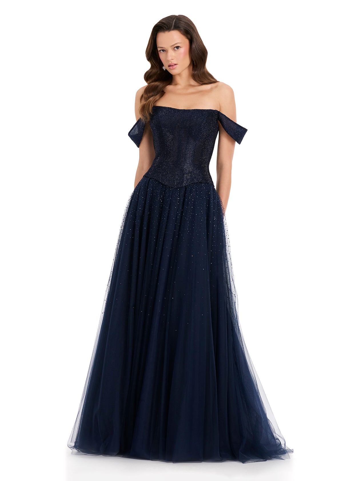 ASHLEYlauren Dresses 0 / Navy ASHLEYlauren E12371