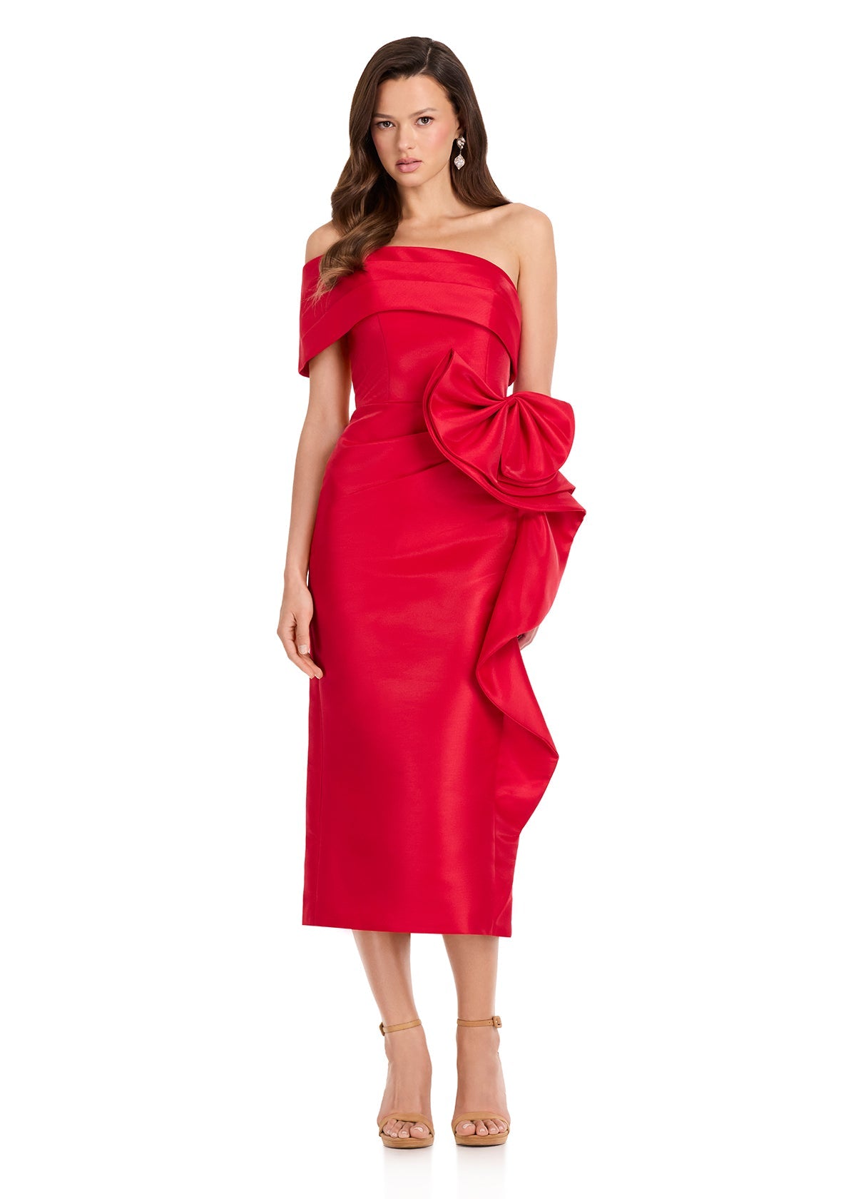 ASHLEYlauren Dresses 0 / Red ASHLEYlauren E40003