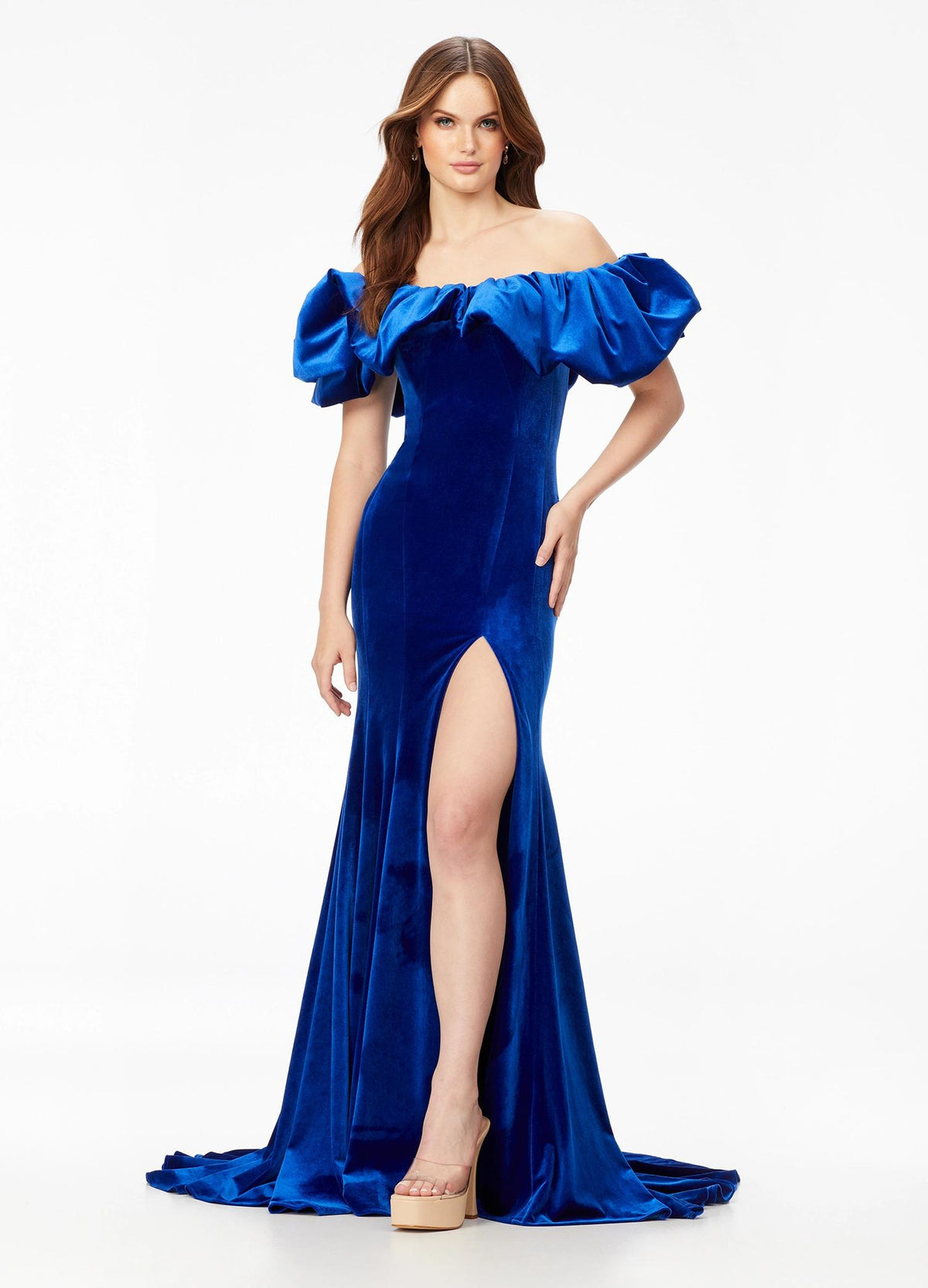 ASHLEYlauren Dresses 0 / Royal ASHLEYlauren 11217