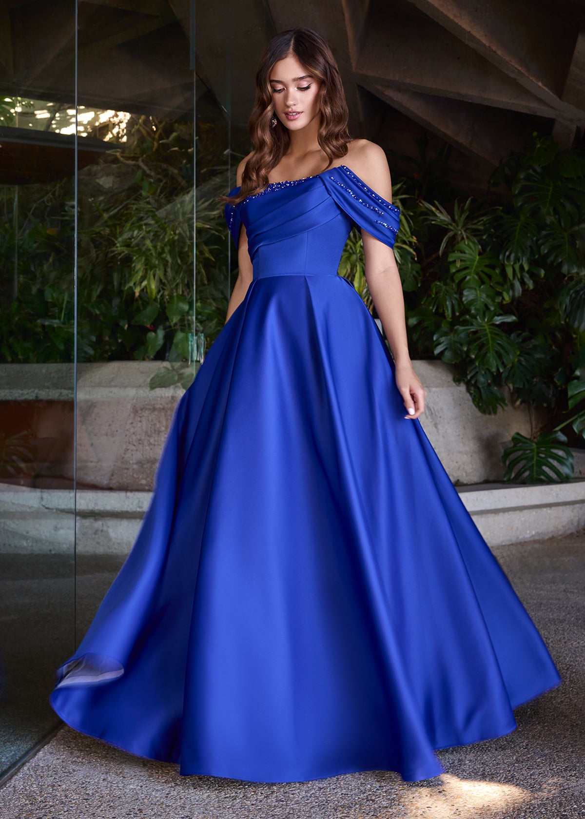 ASHLEYlauren Dresses 0 / Royal ASHLEYlauren 12017