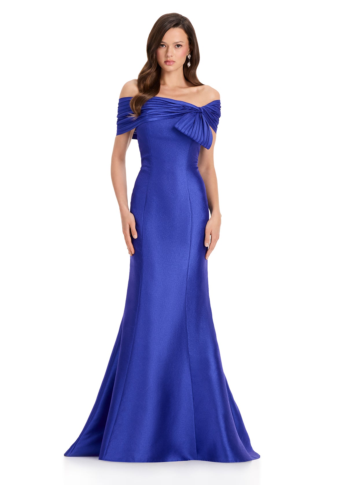 ASHLEYlauren Dresses 0 / Royal ASHLEYlauren E12369