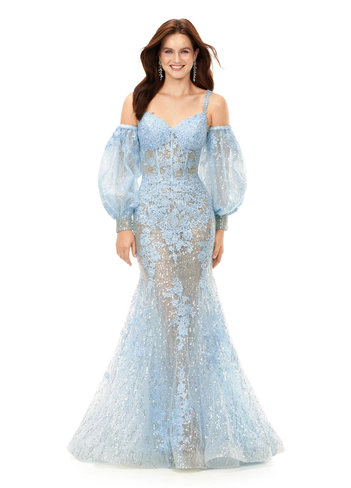 ASHLEYlauren Dresses 0 / Sky ASHLEYlauren 11335