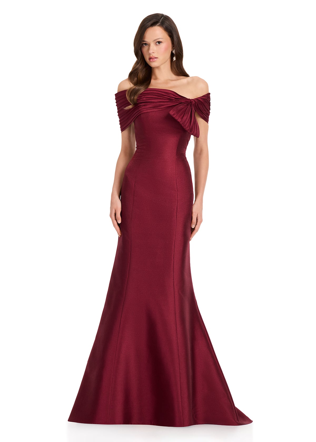 ASHLEYlauren Dresses 0 / Wine ASHLEYlauren E12369