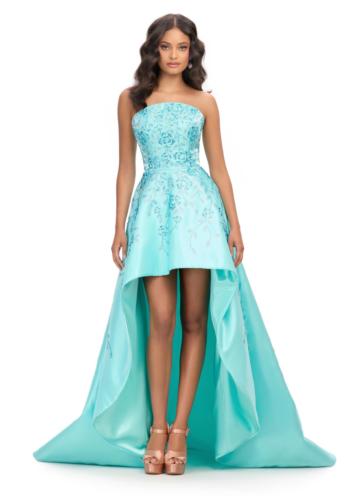 ASHLEYlauren Dresses 00 / Aqua ASHLEYlauren 11734