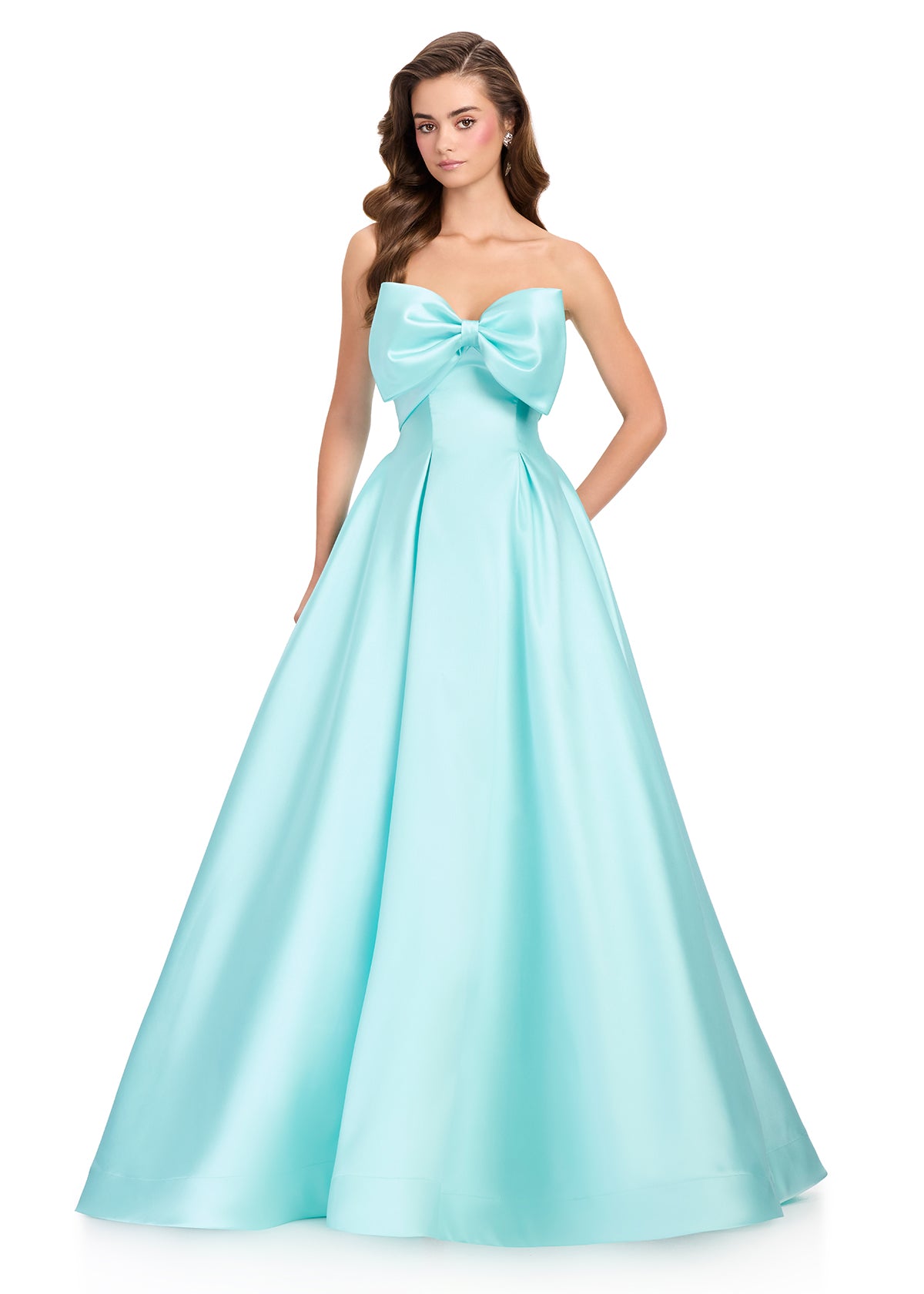ASHLEYlauren Dresses 00 / Aqua ASHLEYlauren 12406
