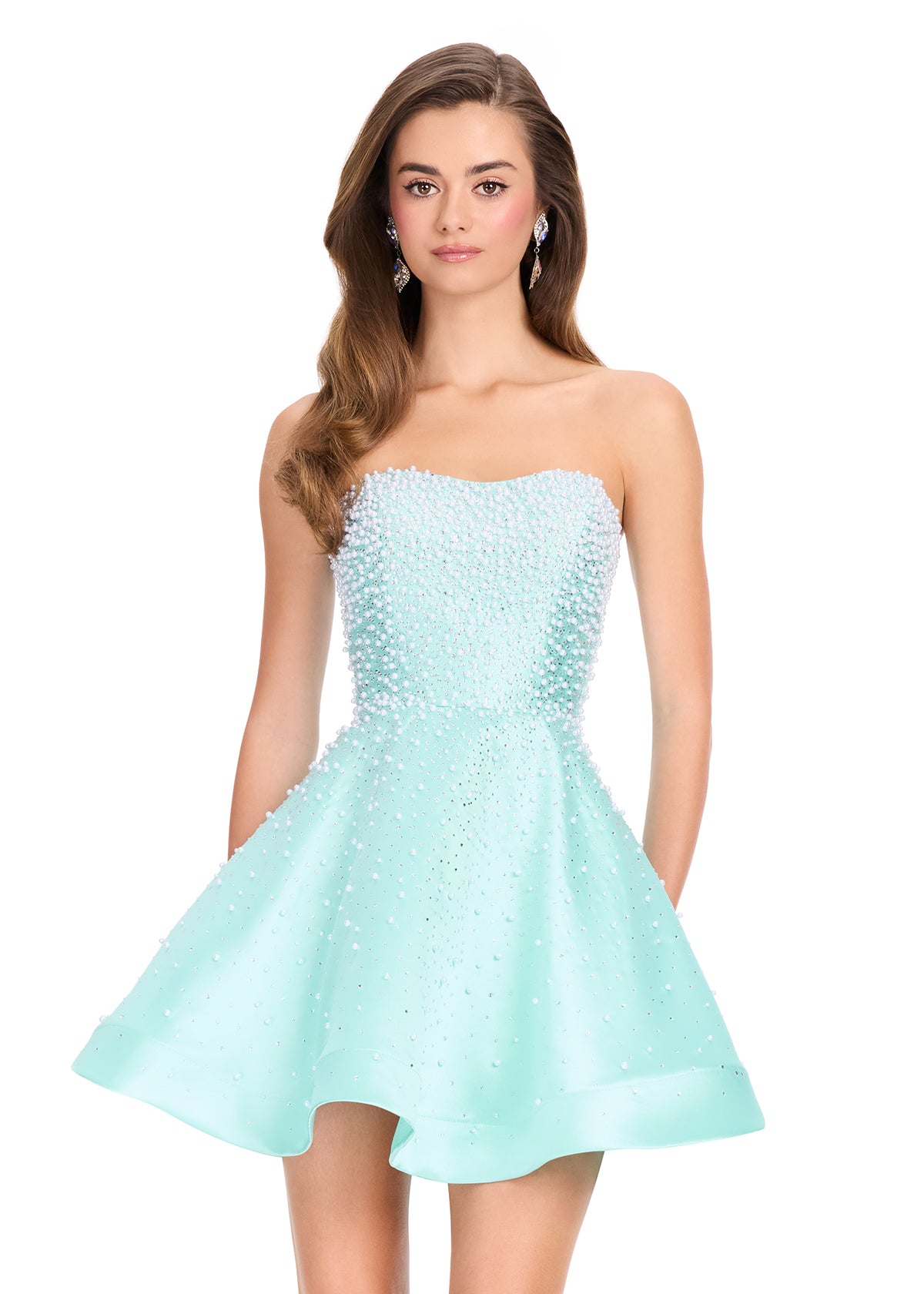 ASHLEYlauren Dresses 00 / Aqua ASHLEYlauren 40043