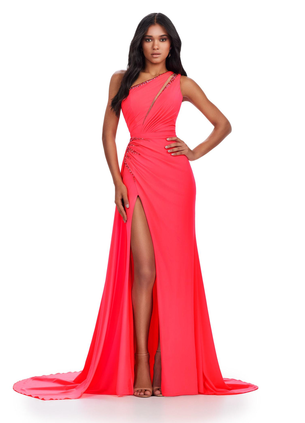 ASHLEYlauren Dresses 00 / Coral ASHLEYlauren 11539