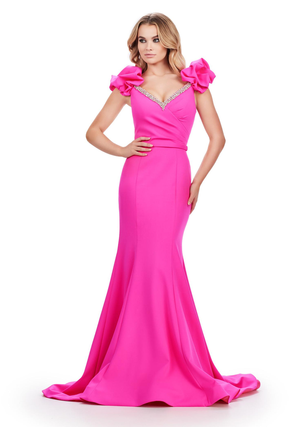 ASHLEYlauren Dresses 00 / Fuchsia ASHLEYlauren 11615