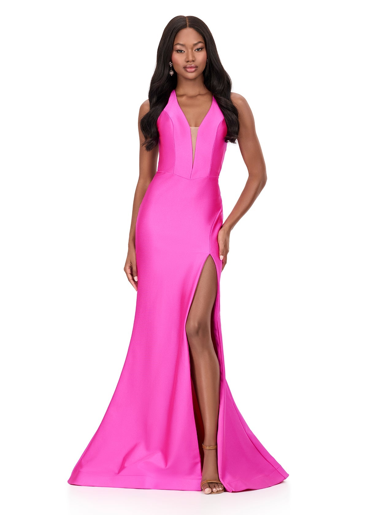 ASHLEYlauren Dresses 00 / Fuchsia ASHLEYlauren 12161