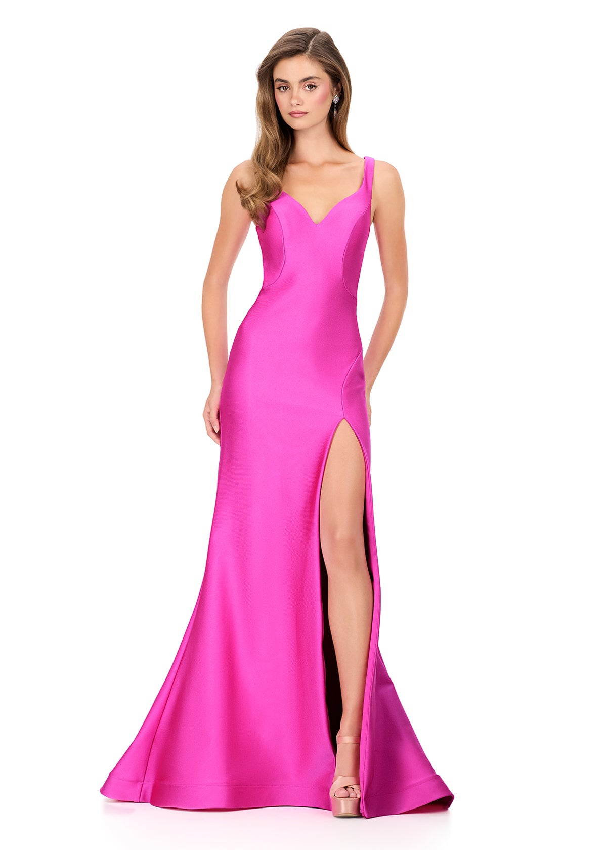 ASHLEYlauren Dresses 00 / Fuchsia ASHLEYlauren 12165