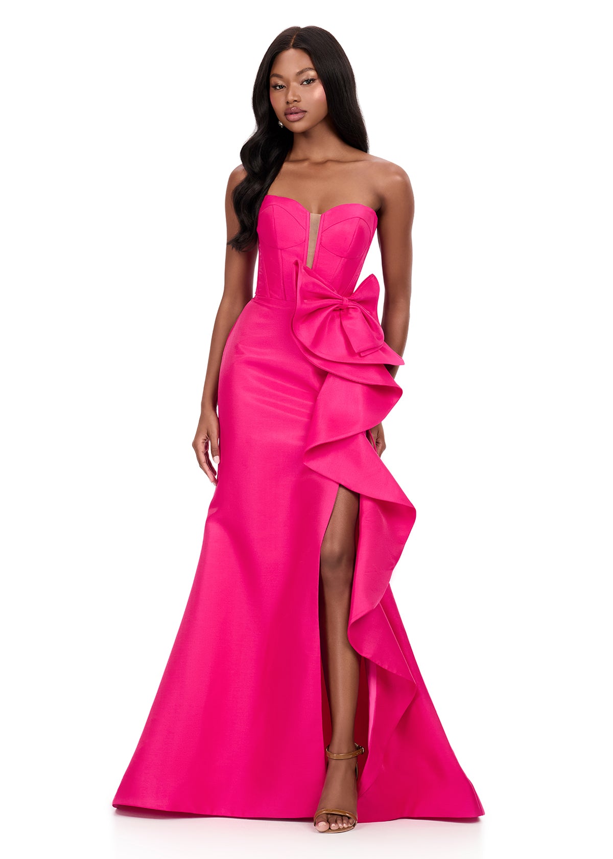 ASHLEYlauren Dresses 00 / Fuchsia ASHLEYlauren 12212