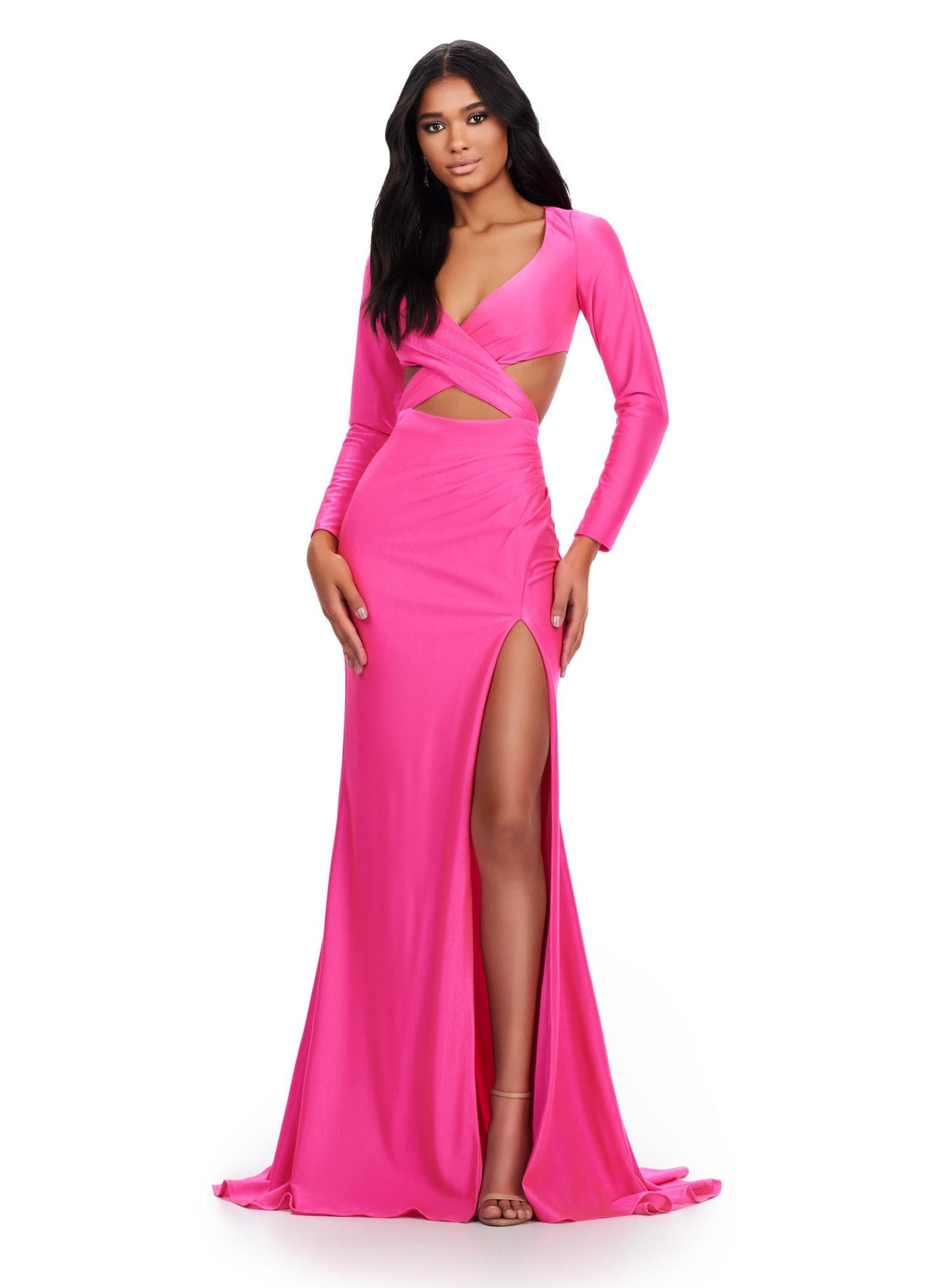 ASHLEYlauren Dresses 00 / Hot Pink ASHLEYlauren 11607