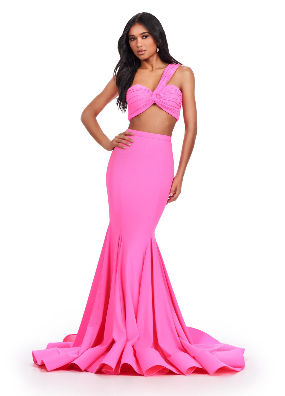 ASHLEYlauren Dresses 00 / Hot Pink ASHLEYlauren 11646