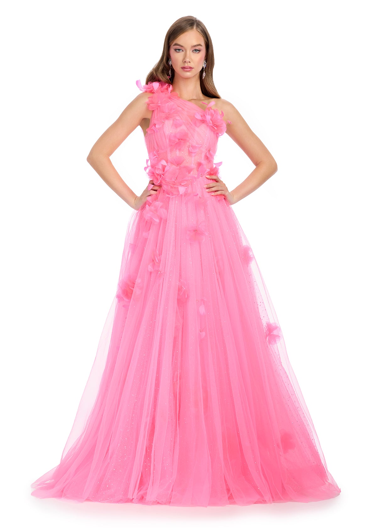 ASHLEYlauren Dresses 00 / Hot Pink ASHLEYlauren 11843