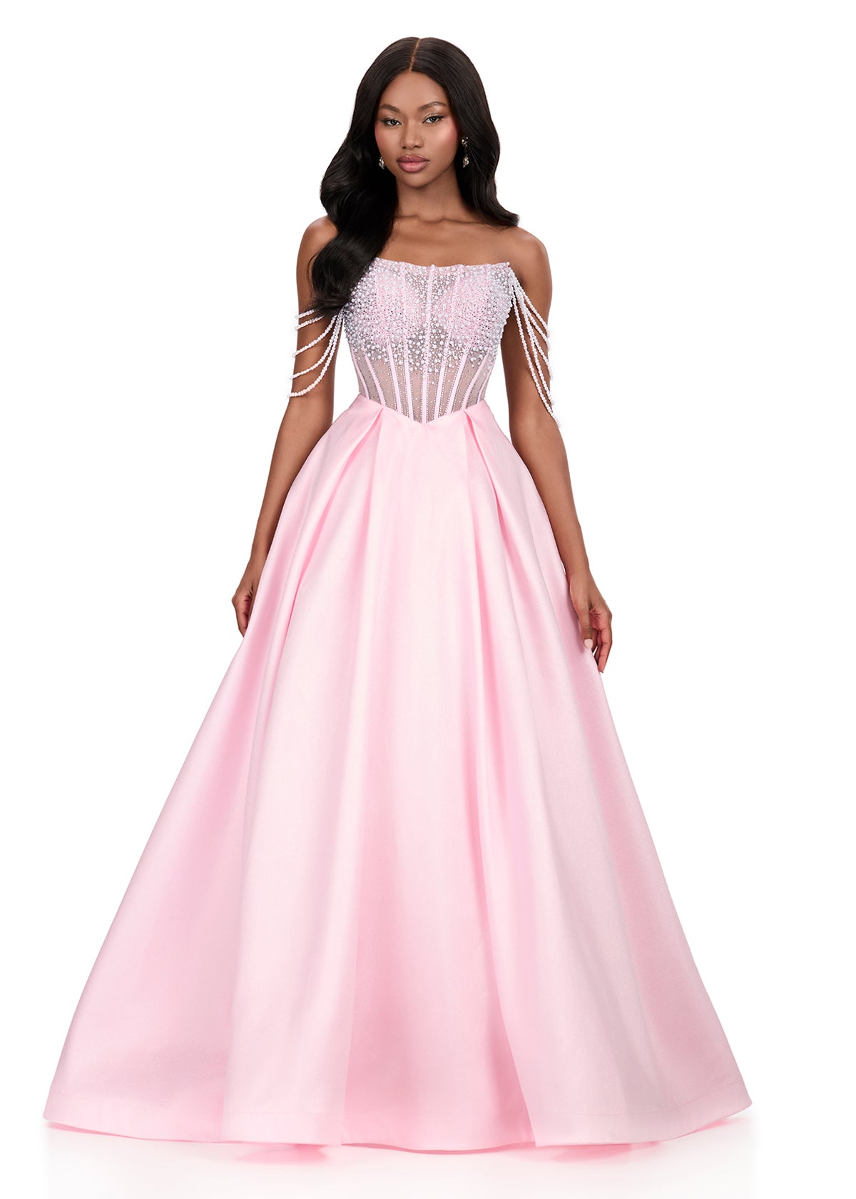 ASHLEYlauren Dresses 00 / Ice Pink ASHLEYlauren 12248