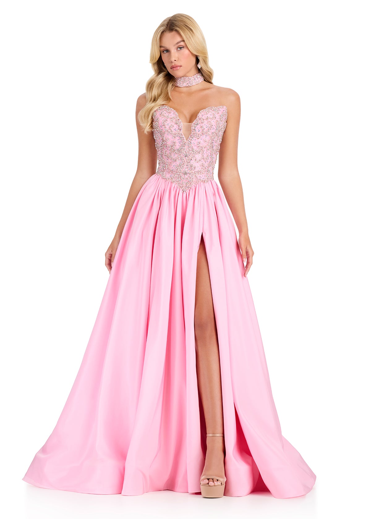 ASHLEYlauren Dresses 00 / Ice Pink ASHLEYlauren 12425