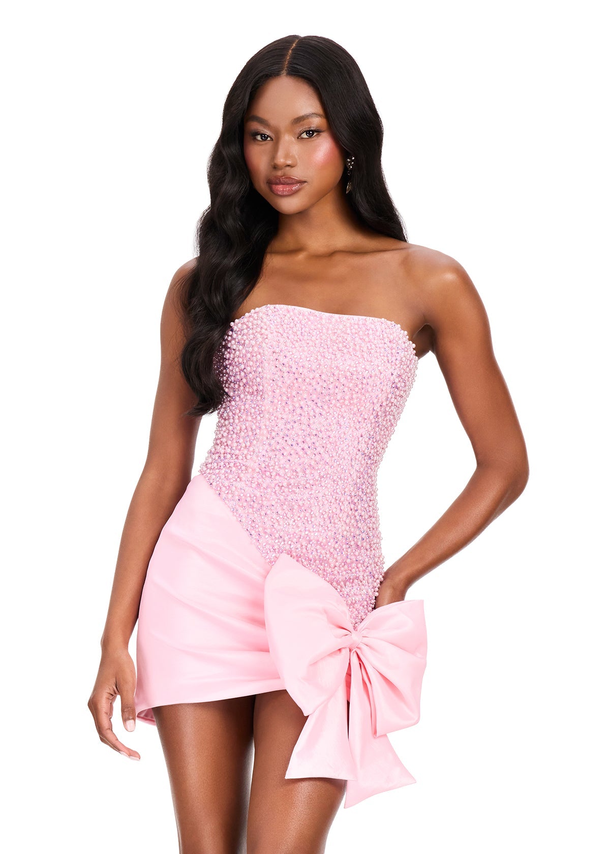 ASHLEYlauren Dresses 00 / Ice Pink ASHLEYlauren 40064