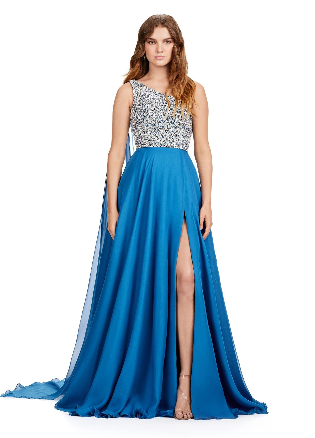 ASHLEYlauren Dresses 00 / Peacock ASHLEYlauren 11482
