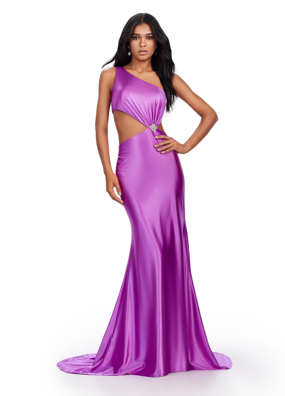 ASHLEYlauren Dresses 00 / Purple ASHLEYlauren 11577