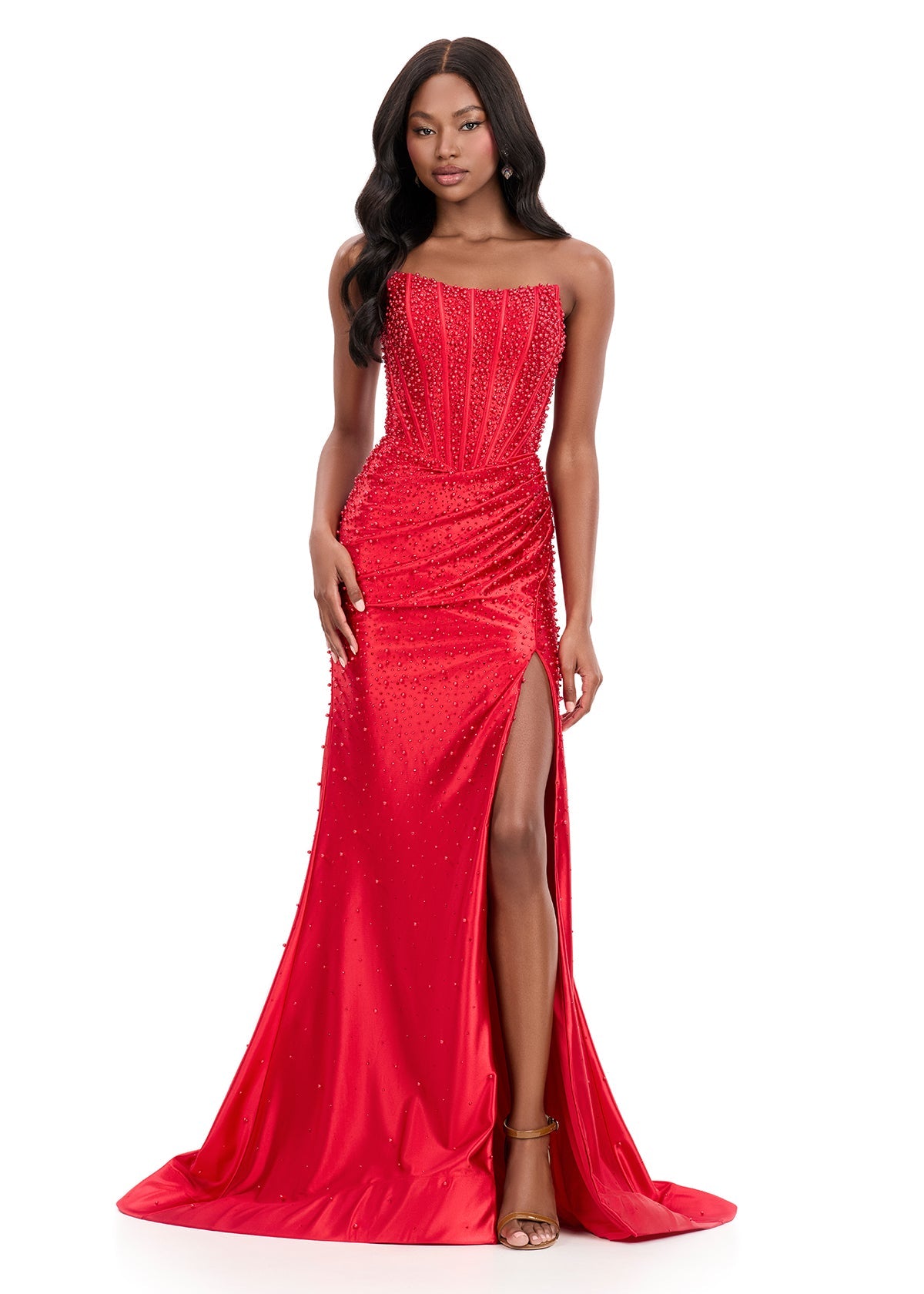 ASHLEYlauren Dresses 00 / Red ASHLEYlauren 12356