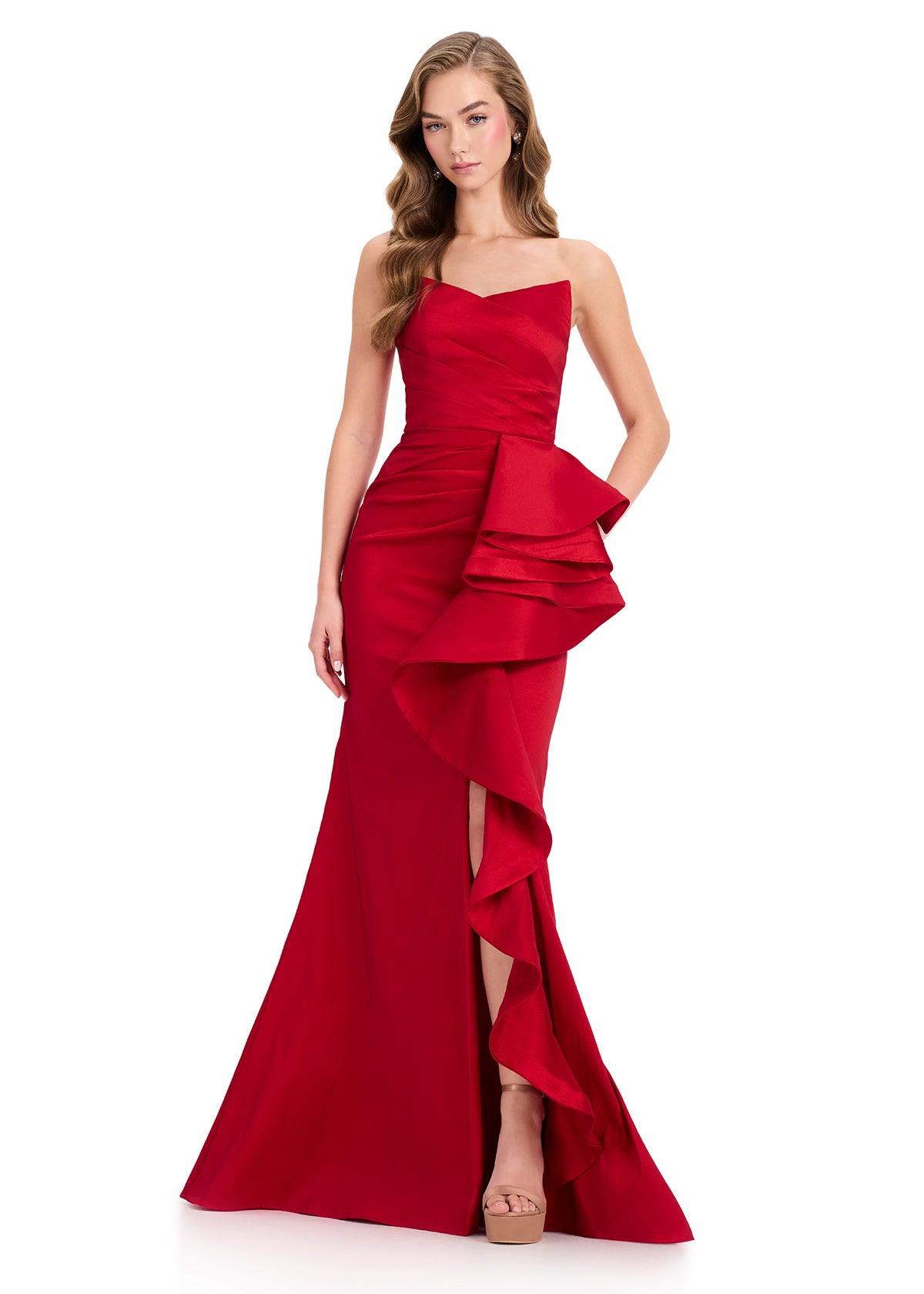 ASHLEYlauren Dresses 00 / Red ASHLEYlauren 12408