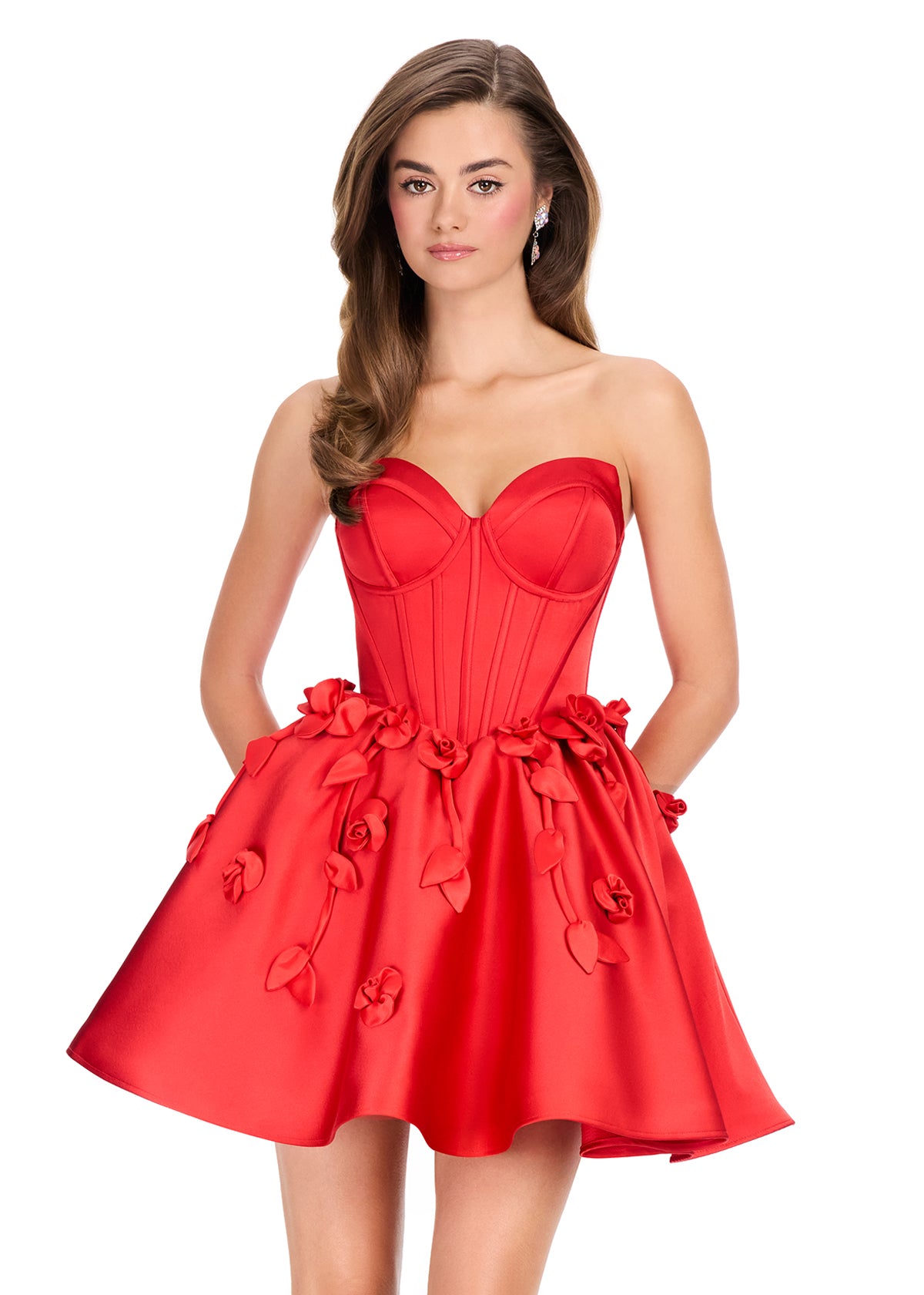 ASHLEYlauren Dresses 00 / Red ASHLEYlauren 40019