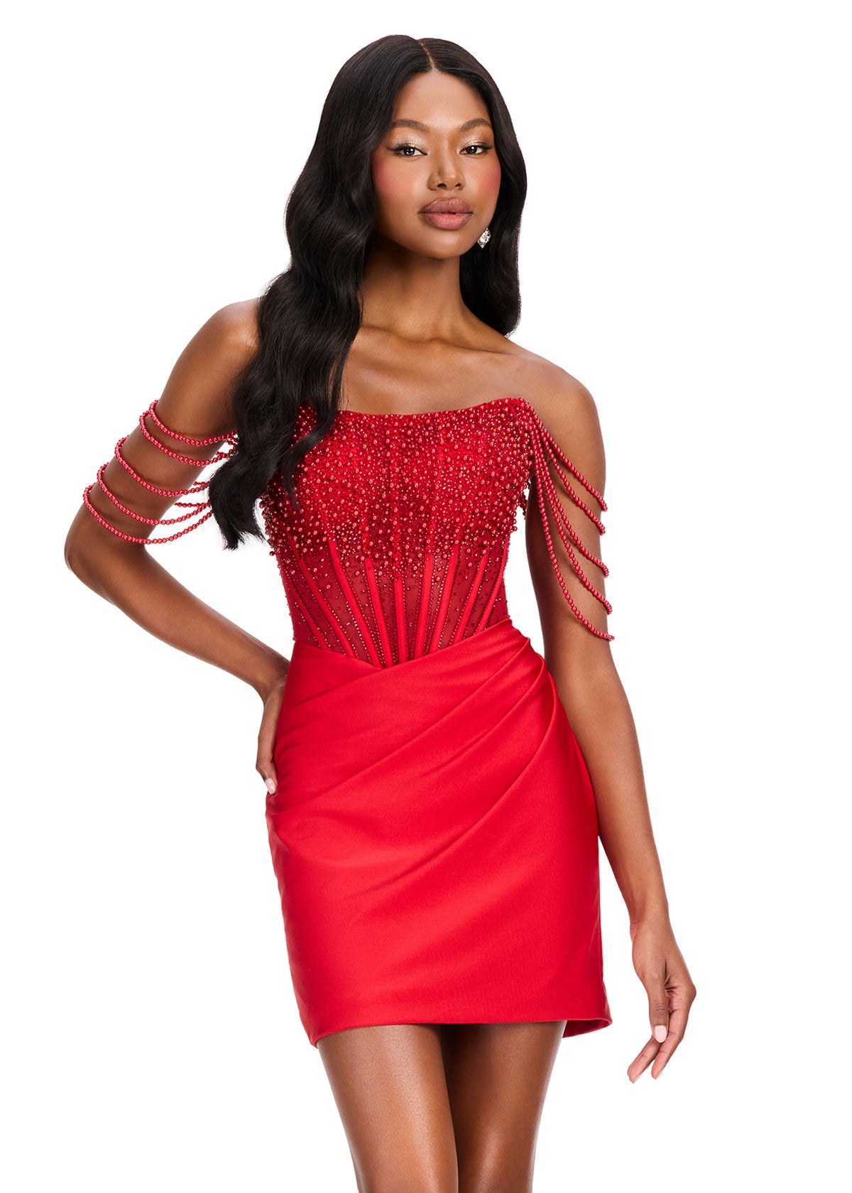 ASHLEYlauren Dresses 00 / Red ASHLEYlauren 40046