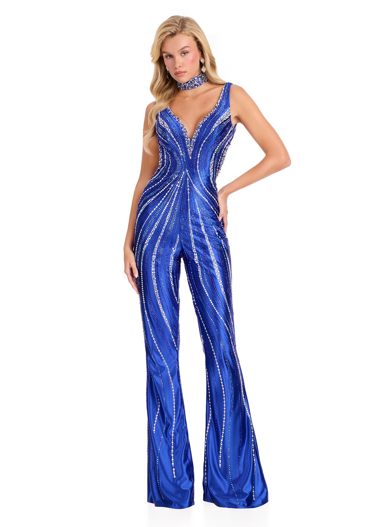 ASHLEYlauren Dresses 00 / Royal ASHLEYlauren 12410