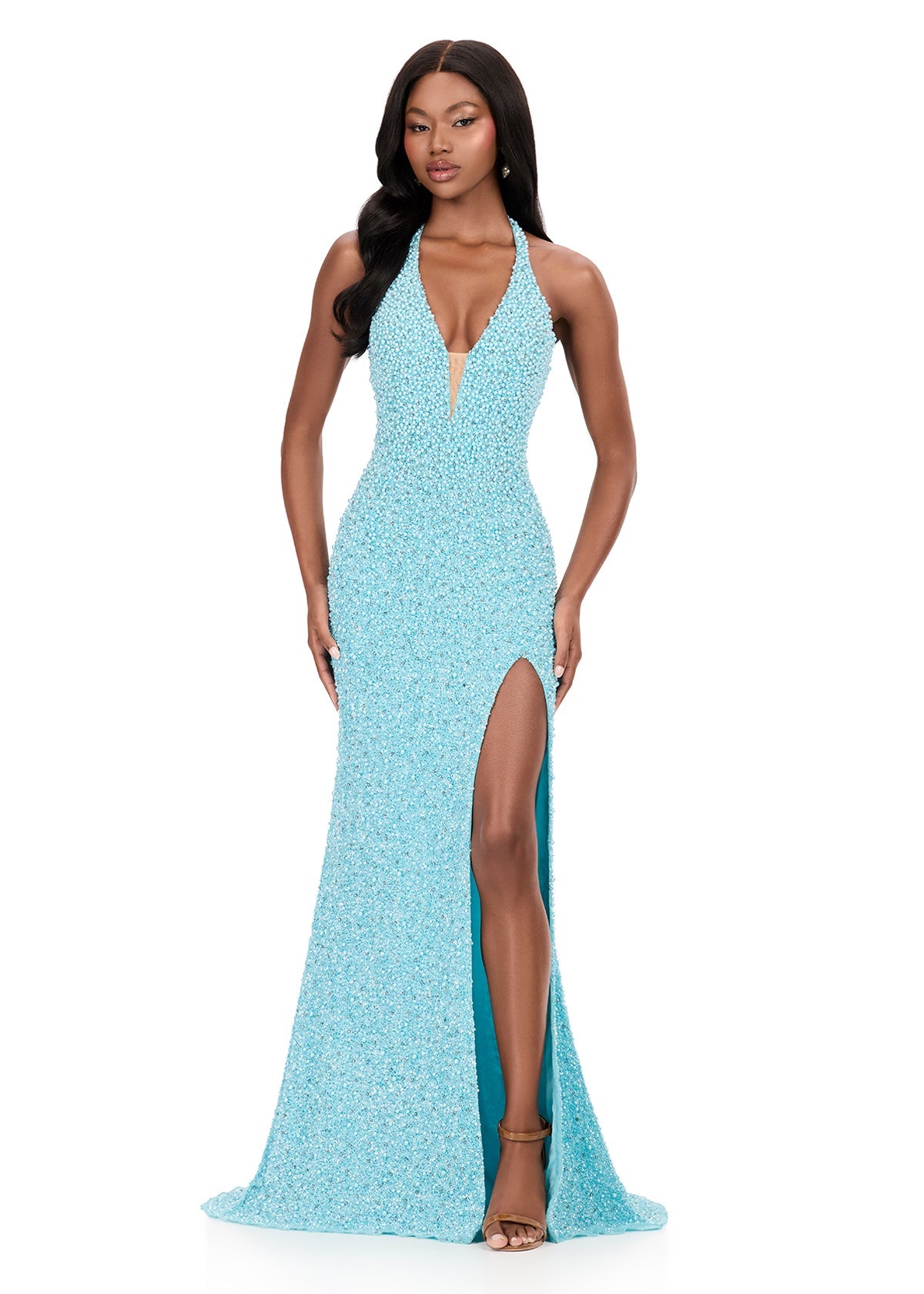ASHLEYlauren Dresses 00 / Sky ASHLEYlauren 12232