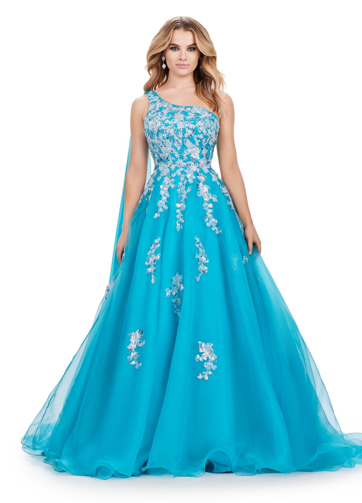 ASHLEYlauren Dresses 00 / Turquoise ASHLEYlauren 11573
