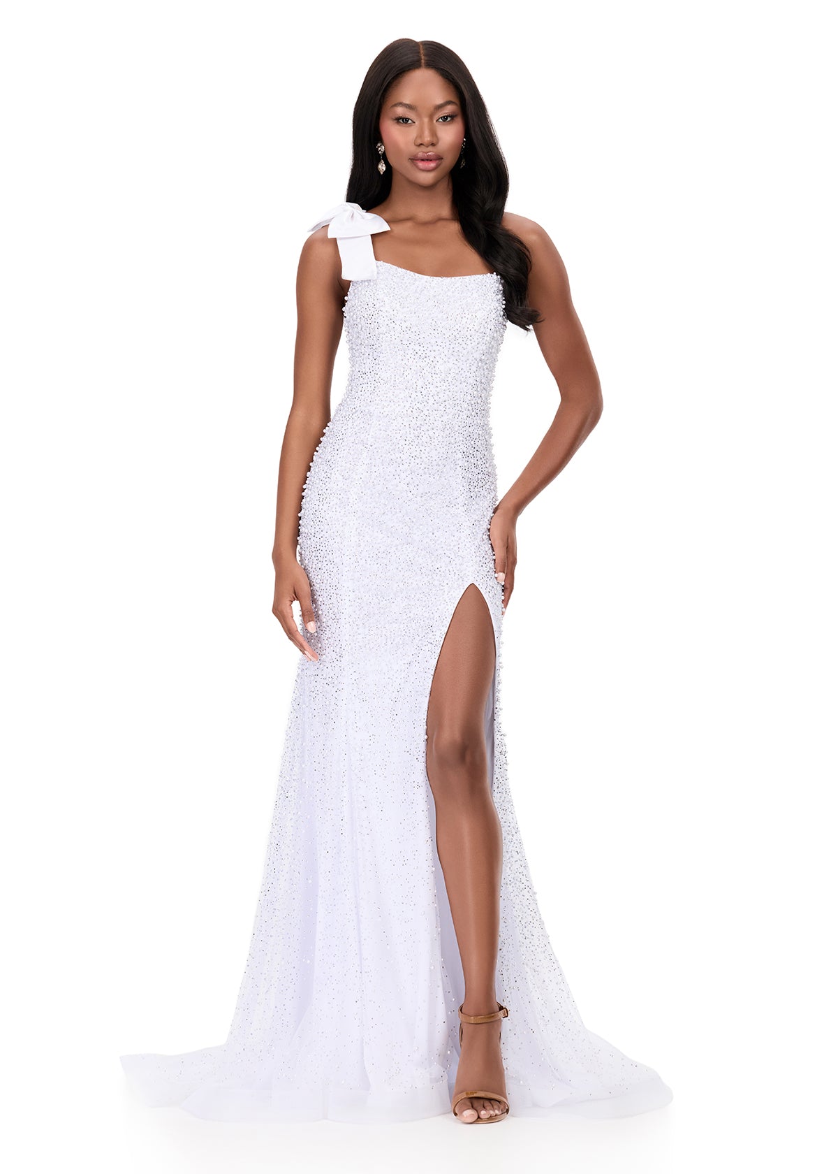ASHLEYlauren Dresses 00 / White ASHLEYlauren 12157