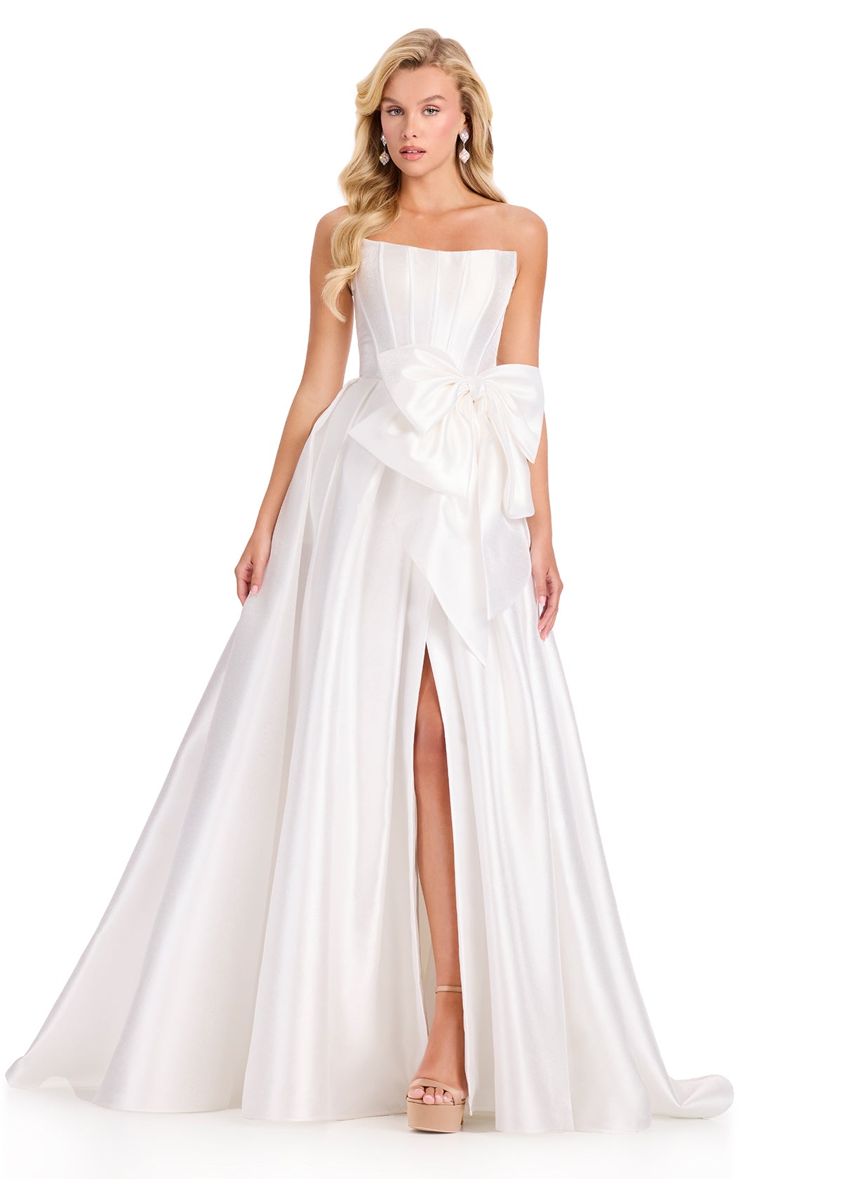 ASHLEYlauren Dresses 00 / White ASHLEYlauren 12388