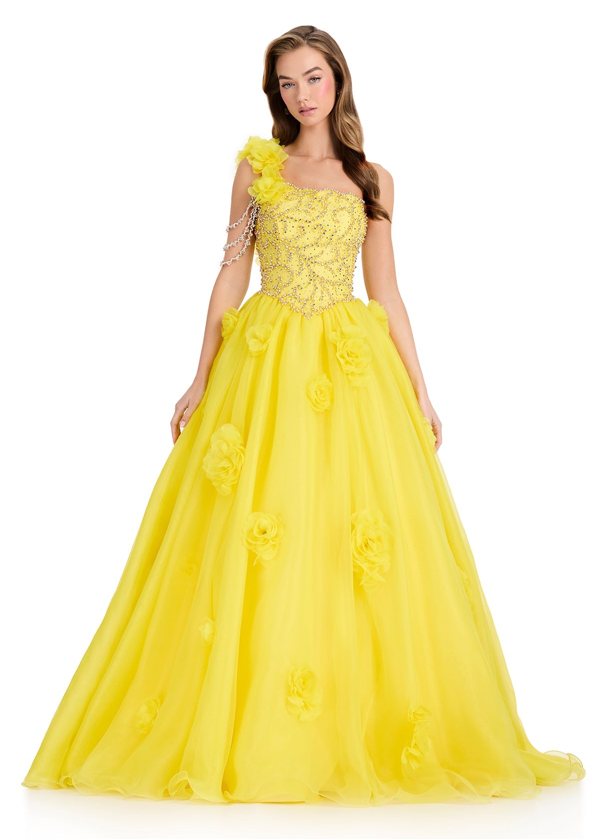 ASHLEYlauren Dresses 00 / Yellow ASHLEYlauren 12426