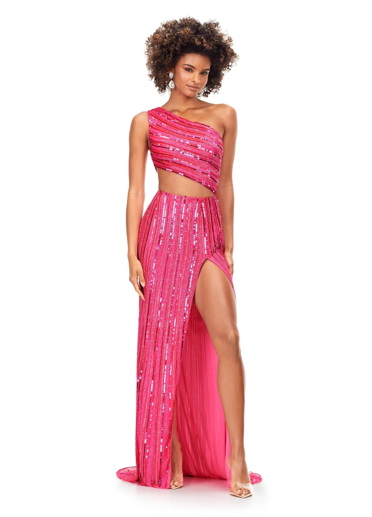 ASHLEYlauren Dresses 2 / Bright Pink ASHLEYlauren 11240