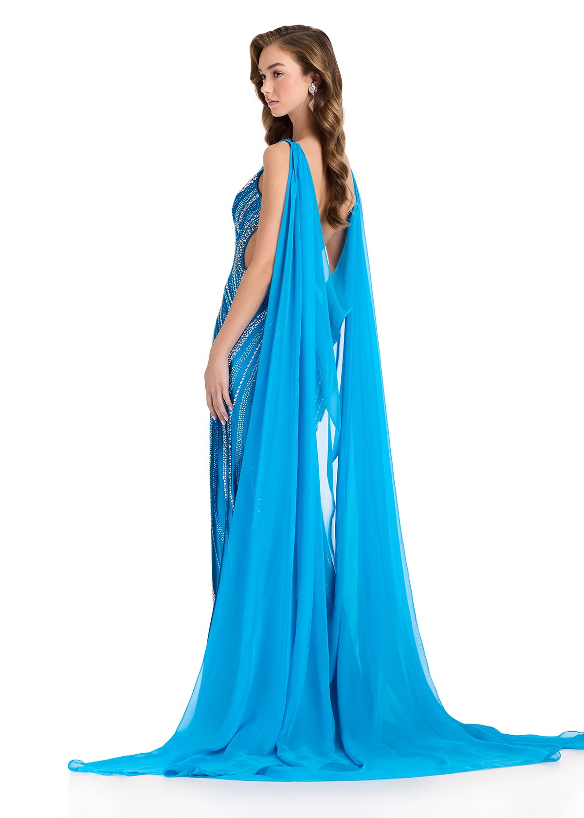 ASHLEYlauren Dresses One Size / Turquoise ASHLEYlauren 1868