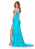 ASHLEYlauren Pageant Dresses 0 / Aqua ASHLEYlauren 11851