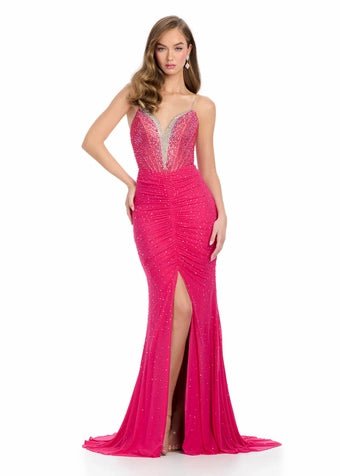 ASHLEYlauren Pageant Dresses 0 / Fuchsia ASHLEYlauren 11855