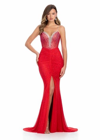 ASHLEYlauren Pageant Dresses 0 / Red ASHLEYlauren 11855