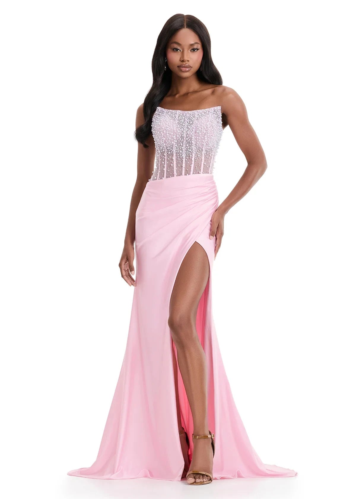ASHLEYlauren Prom Dresses 0 / Ice Pink ASHLEYlauren 12087