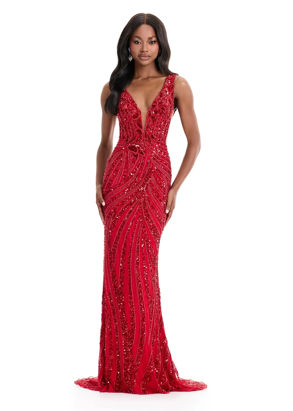 ASHLEYlauren Prom Dresses 0 / Red ASHLEYlauren 11980