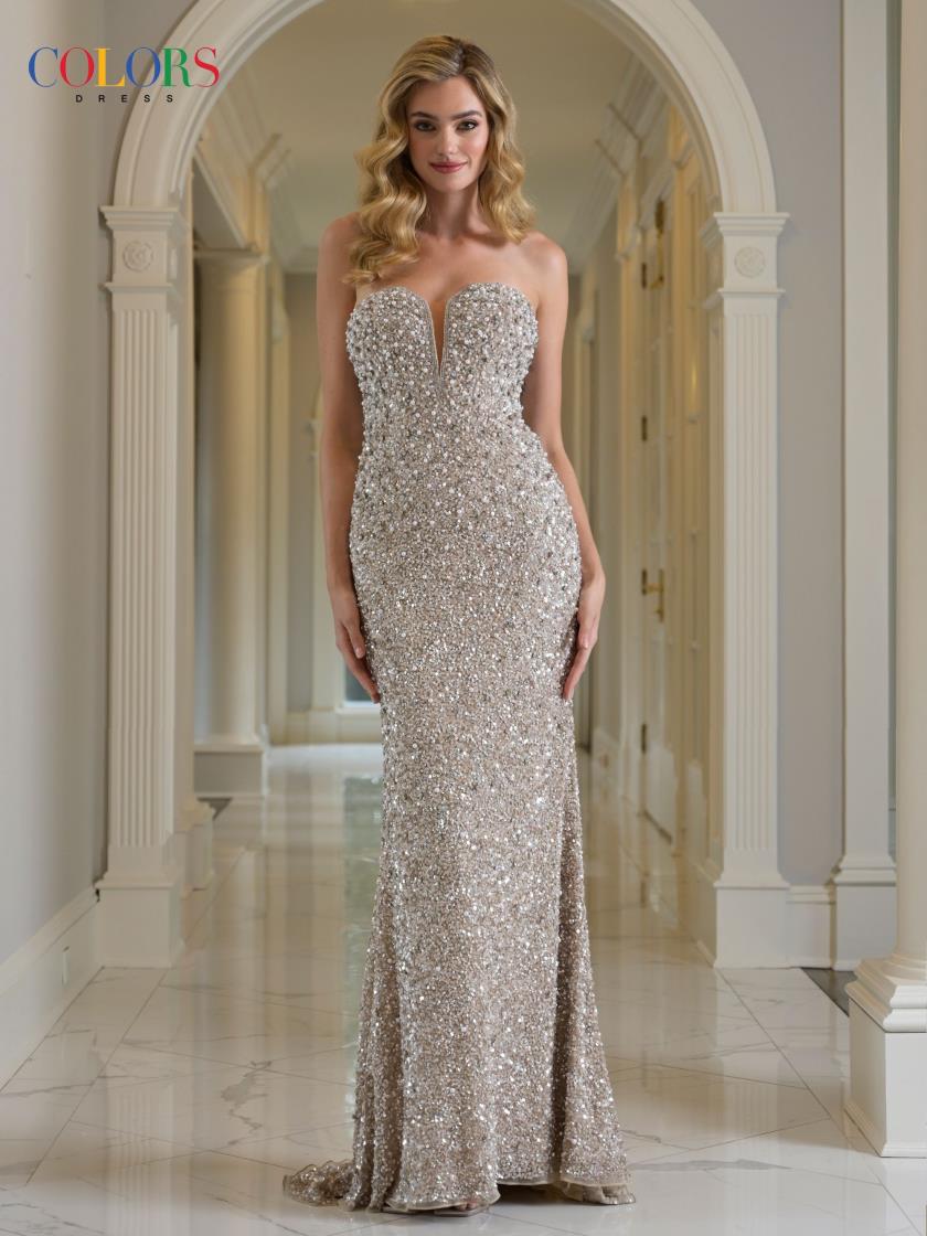 Colors Dress Evening Gown Colors Dress 3939