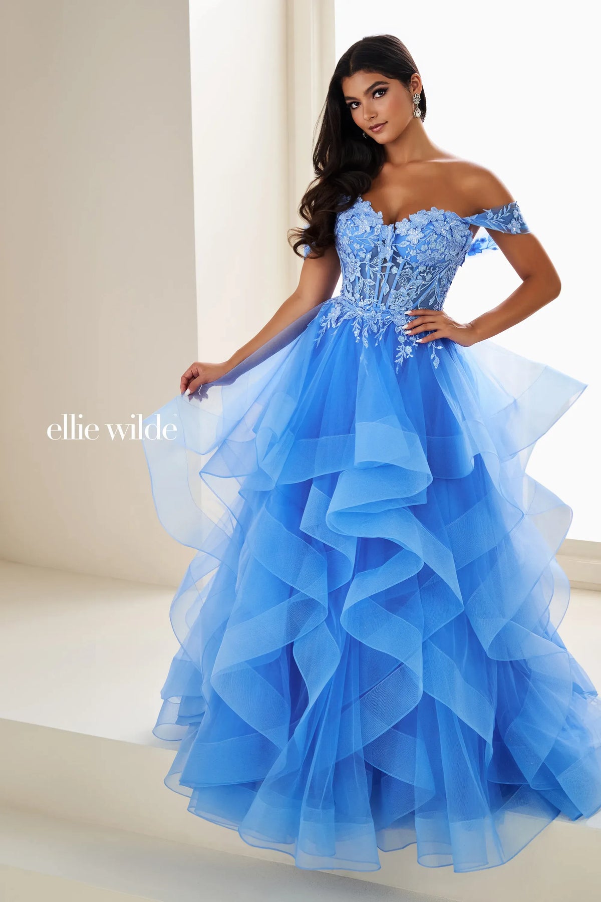 Ellie Wilde Prom Dress Bluebell / 00 Ellie Wilde EW37201