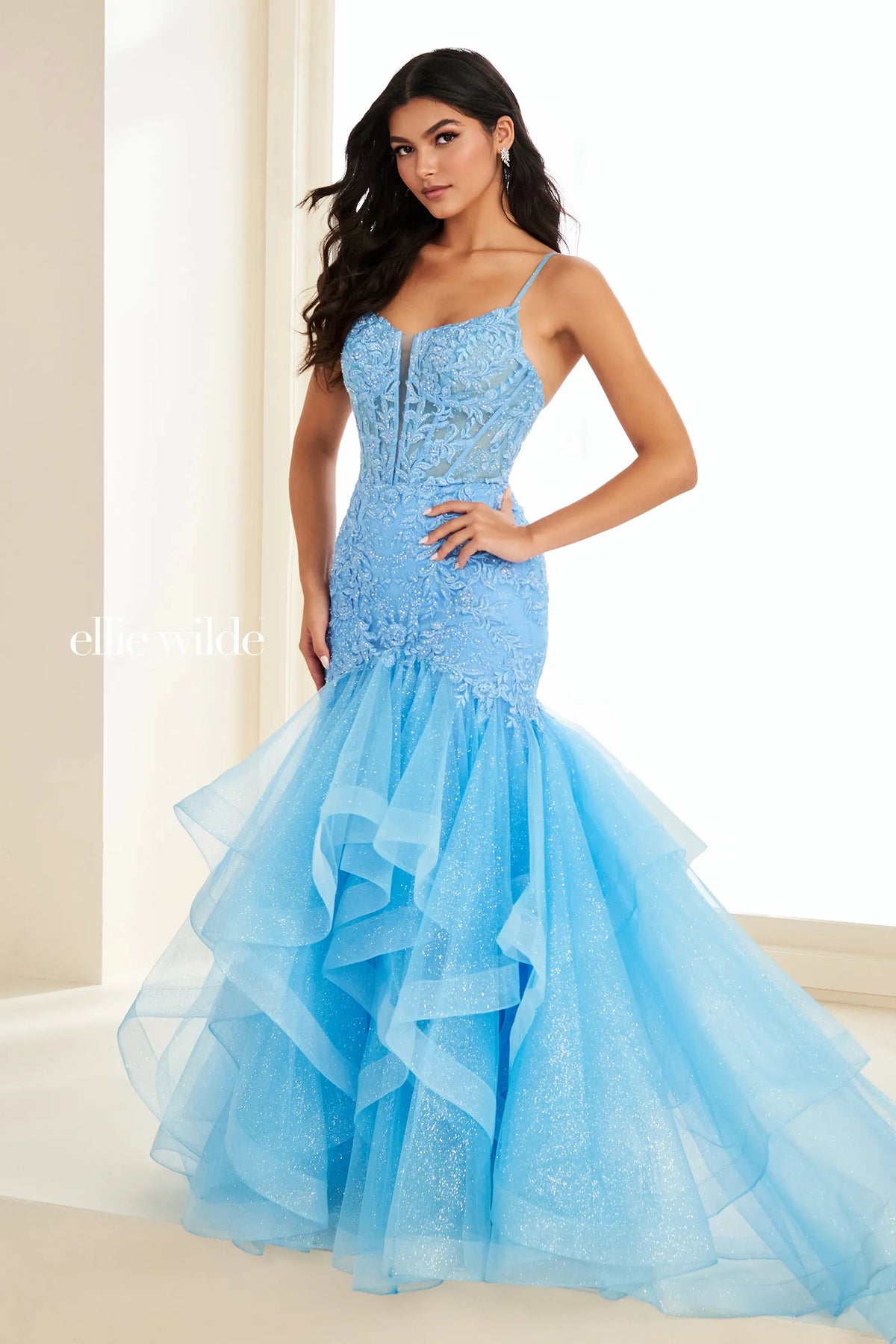 Ellie Wilde Prom Dress Bluebell / 00 Ellie Wilde EW37207
