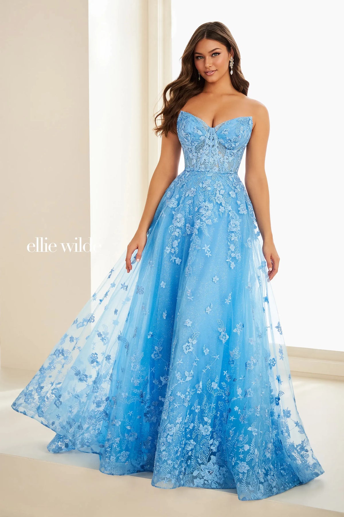 Ellie Wilde Prom Dress Bluebell / 00 Ellie Wilde EW37225