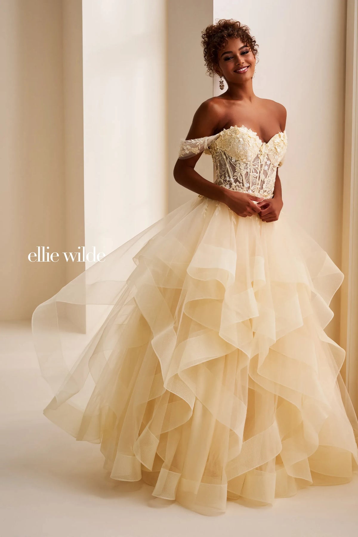 Ellie Wilde Prom Dress Honeysuckle / 00 Ellie Wilde EW37201