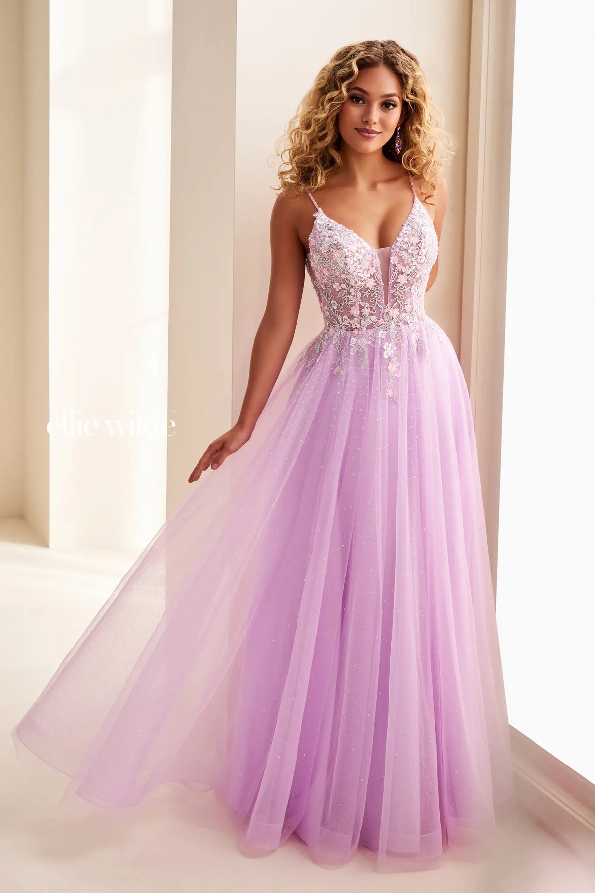 Ellie Wilde Prom Dress Lilac / 00 Ellie Wilde EW37096