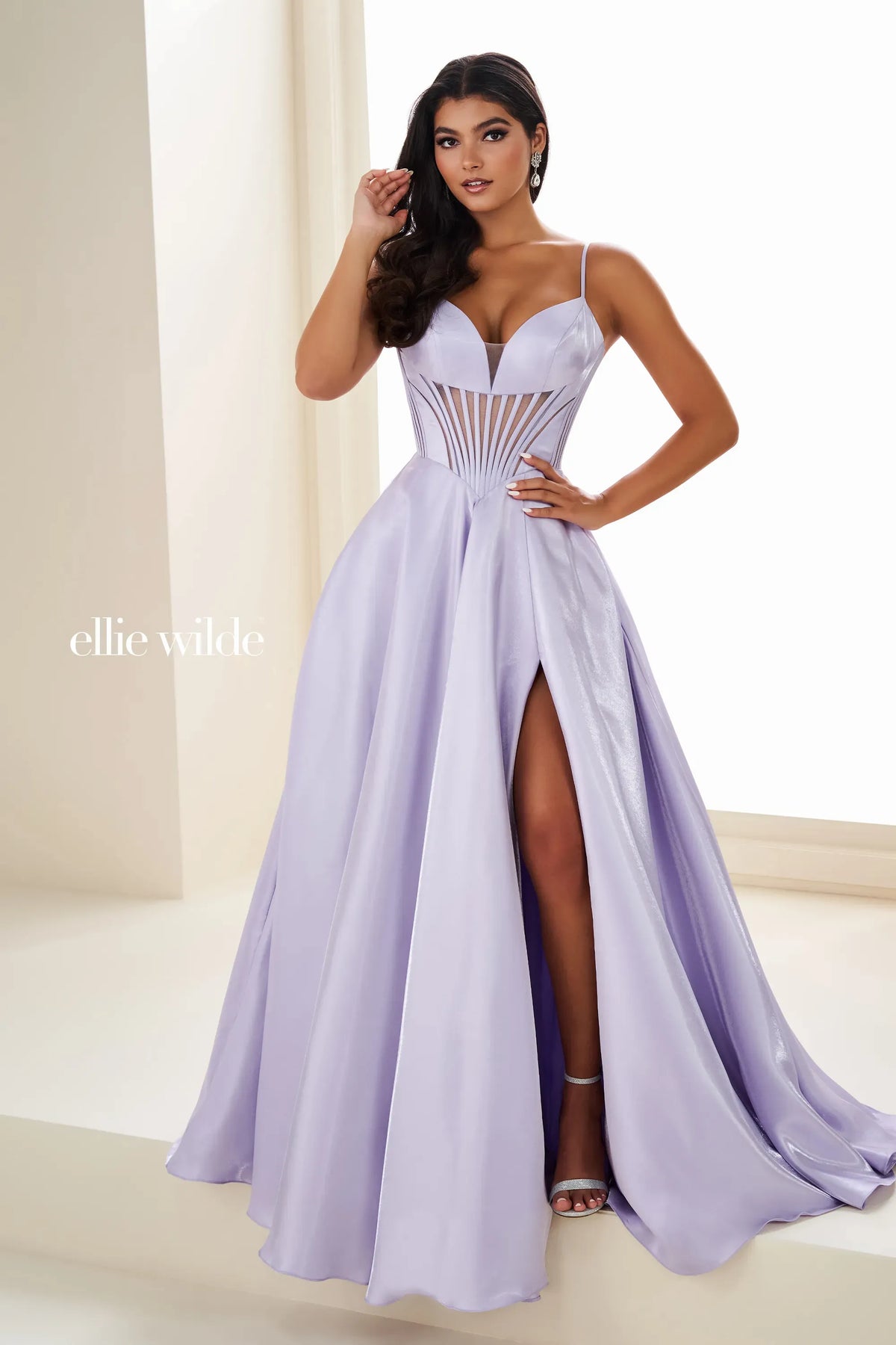 Ellie Wilde Prom Dress Lilac / 00 Ellie Wilde EW37226