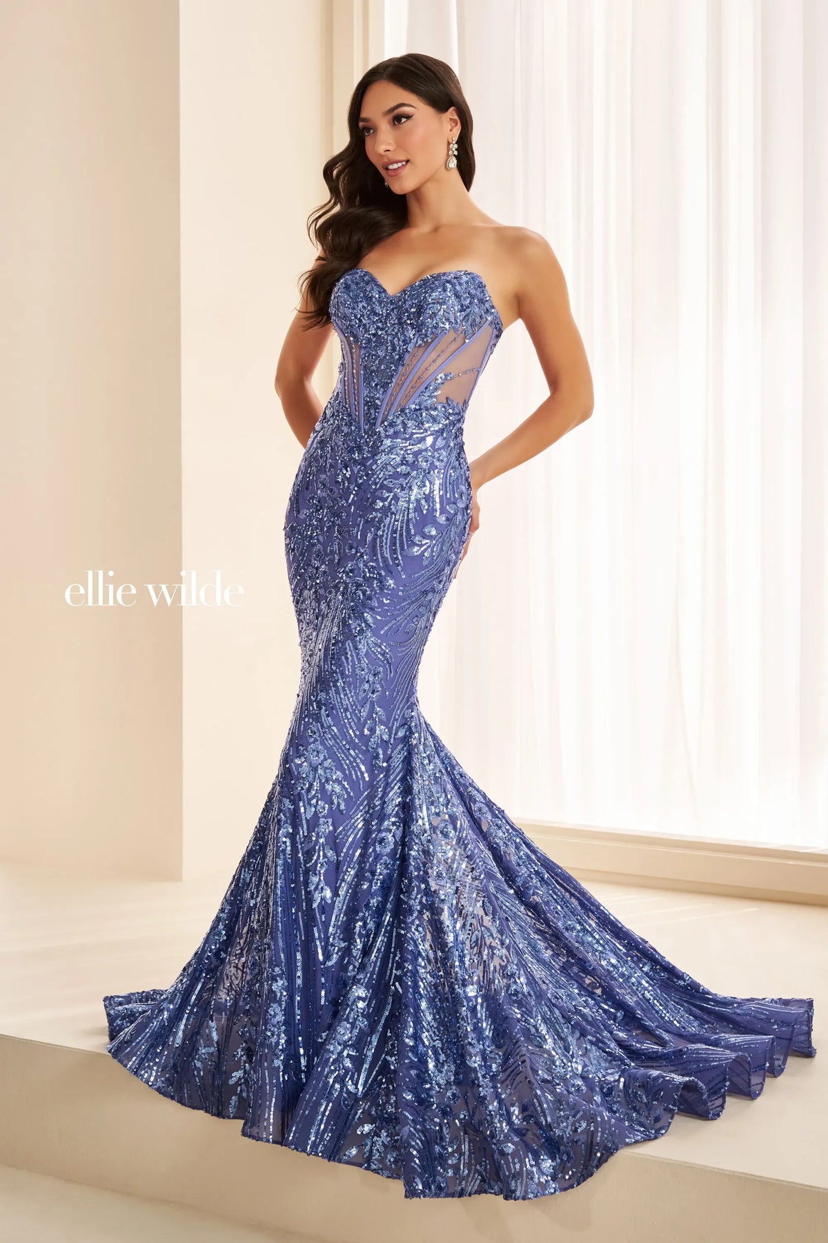 Ellie Wilde Prom Dress Dusk Ellie Wilde EW38013