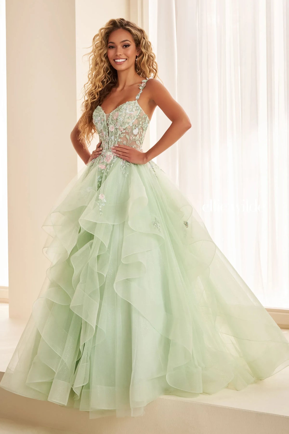 Ellie Wilde Prom Dress Rose Garden Ellie Wilde EW38123