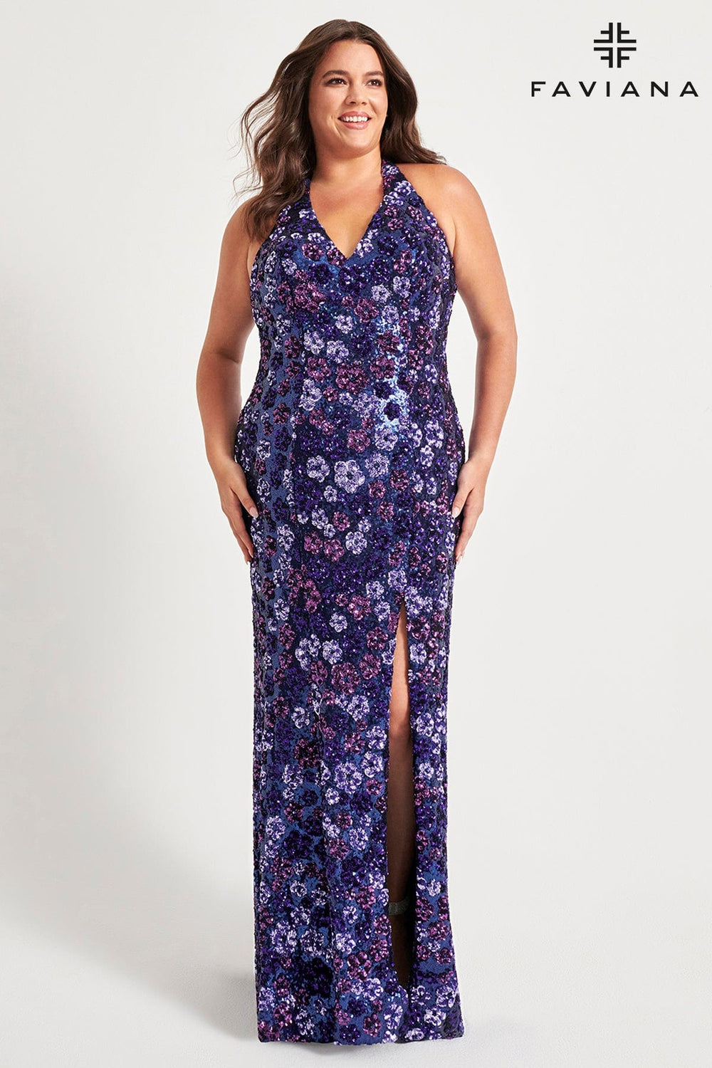 Faviana Evening Gown Plus Size FAVIANA 9560 Dress